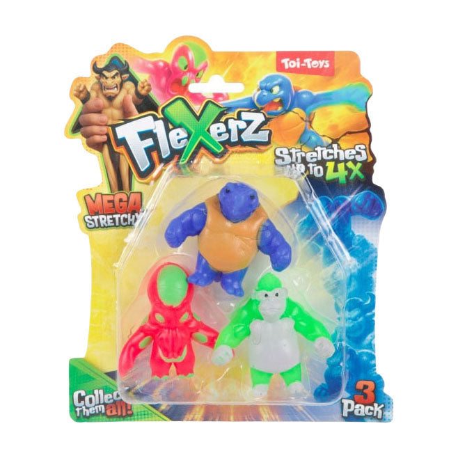 Toi-toys anti stressfiguur flexerz 6cm - 3st.
