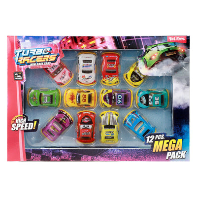 Turbo Racers tiran hacia atrás de los coches de rally - 12 uds.