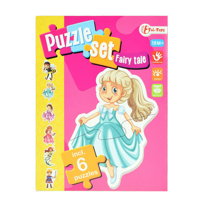 Puzzle Set cuentos de hadas con 6 rompecabezas