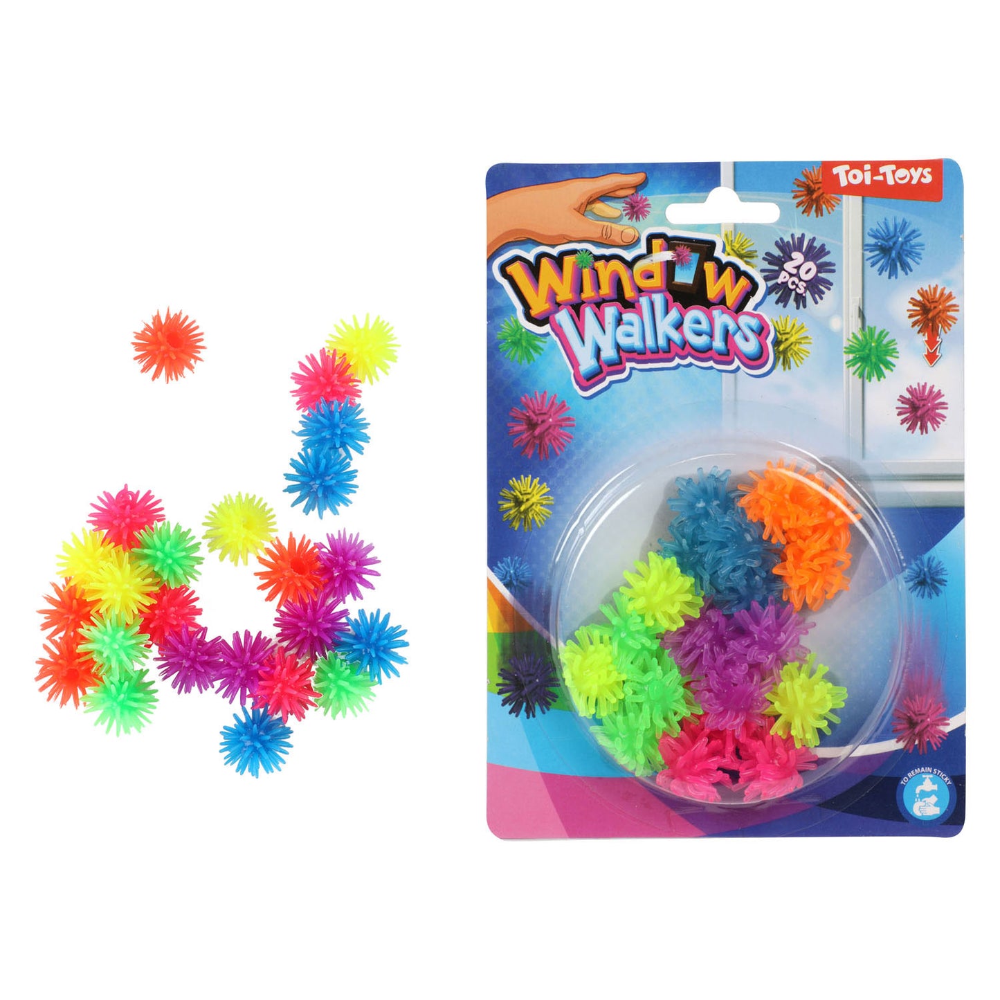Toi-Toys Window Crawlers Pufferball, 20 °.