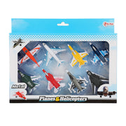 Metalen Vliegtuigjes Speedfighter, 8st. - afbeelding 1