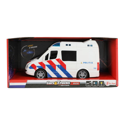 Autobus di polizia con luce e suono