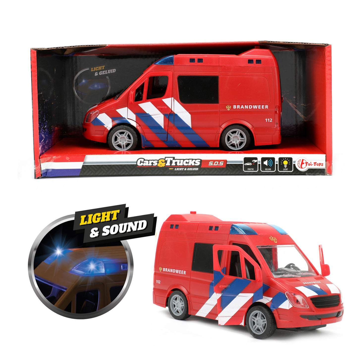 Camion del fuoco con luce e suono