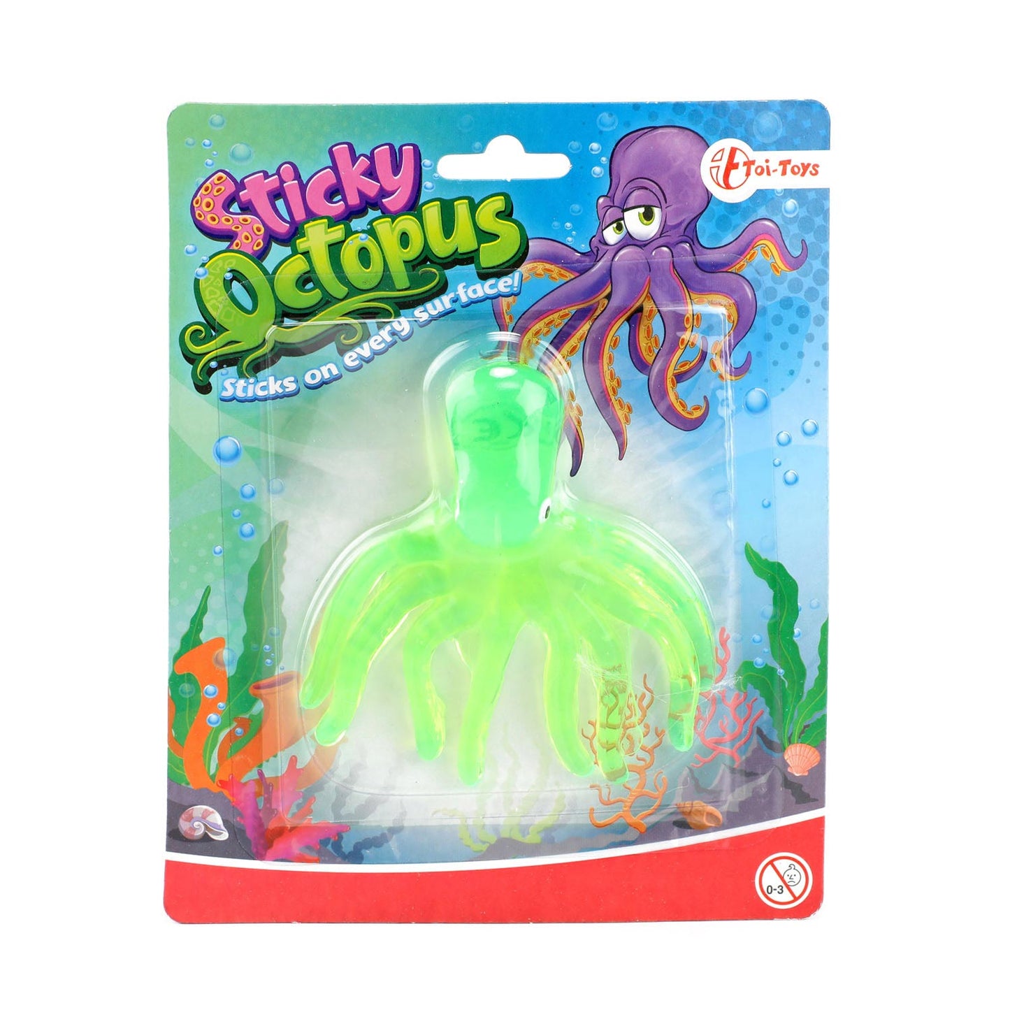 Toi-Toys Window Crawler Sticky Octopus