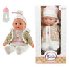 Toi-toys lovely baby babypop winterkleren en flesje