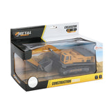 Toi-toys graafmachine metal junior 1:55 staal geel zwart - afbeelding 3