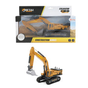 Toi-toys graafmachine metal junior 1:55 staal geel zwart - afbeelding 4