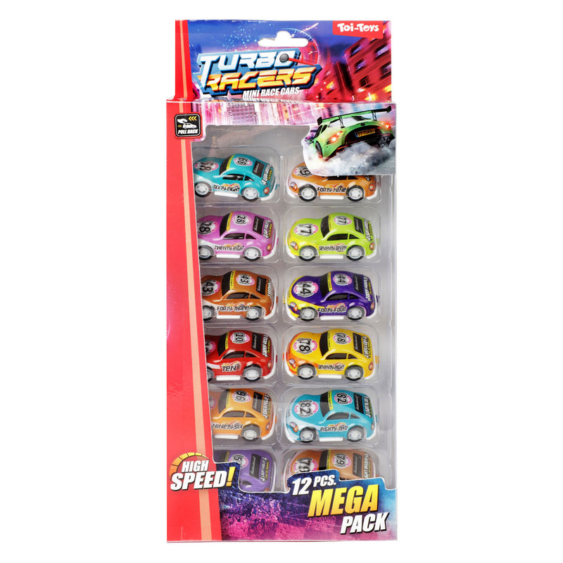 Toi-Toys Turbo Racers retrocede los autos de carrera, 12º.