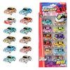 Toi-Toys Turbo Racers tira indietro le auto da corsa, 12 °.