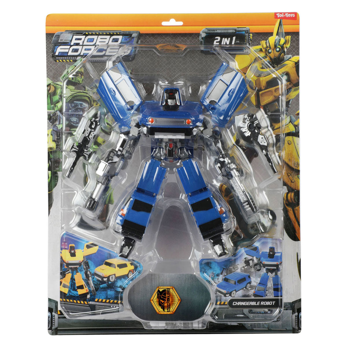 Roboforces veranderrobot suv the super morpf blauw