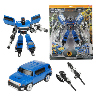 Roboforces cambia robot suv il super morph blu