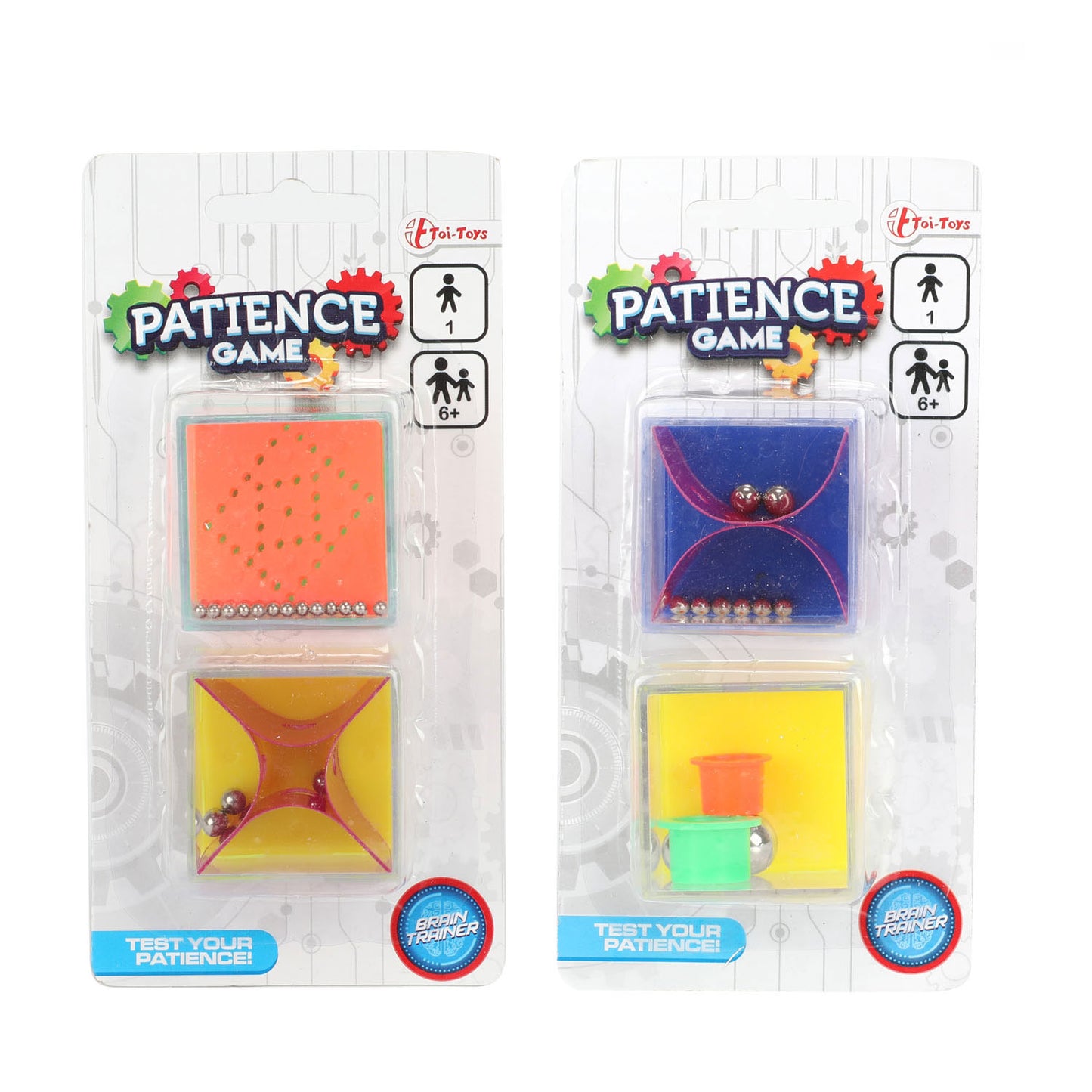 Toi-Toys Patient Game Fidget Kubus, 2 °.