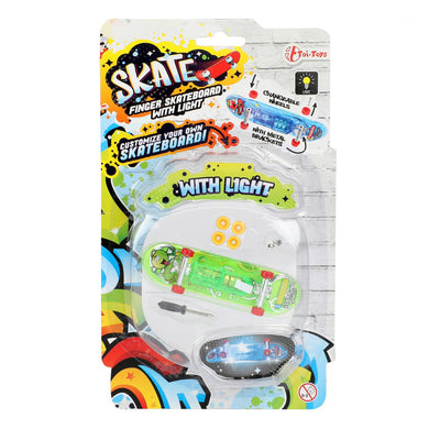 Toi-toys Skateboard di dita con ruote leggere e extra