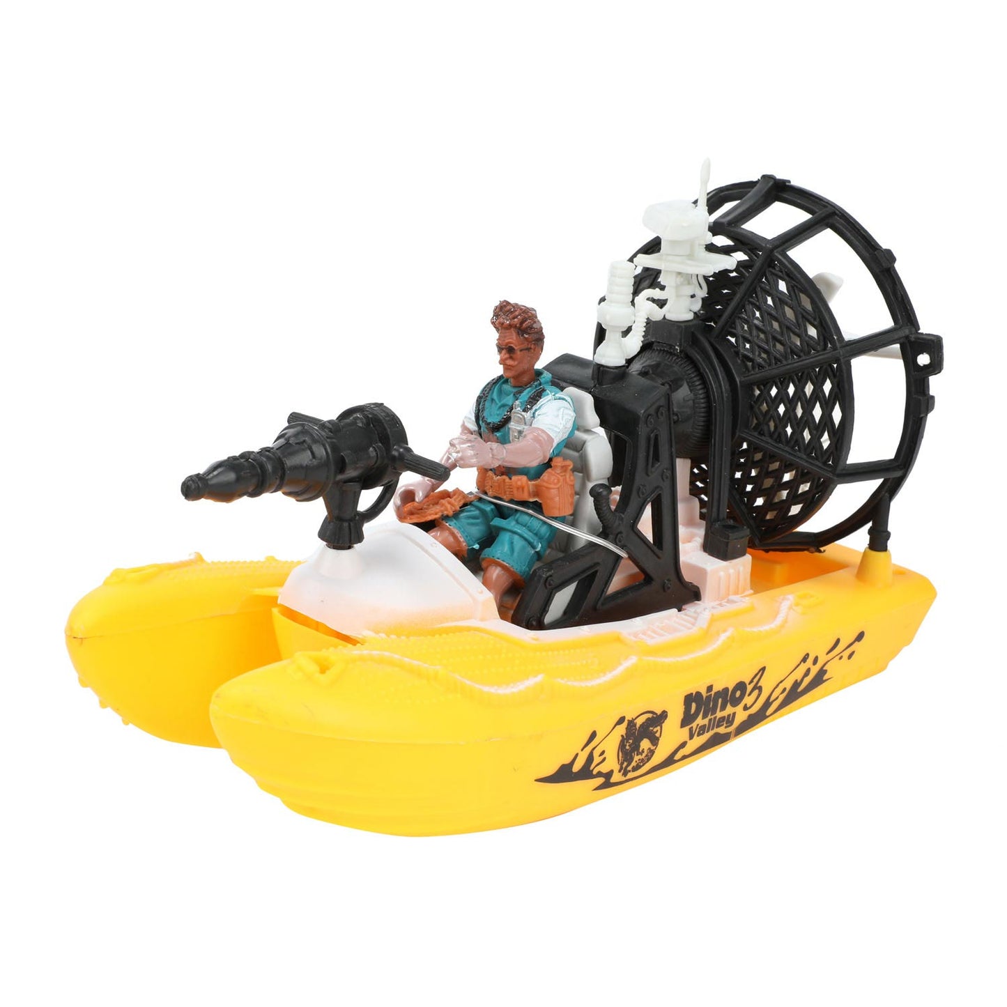 World of Dinosaurs Play Set Boat y Motorcycle con dinosaurios