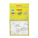 Toi-toys toi toys kleuren met water 'dino' boek+stift - afbeelding 4