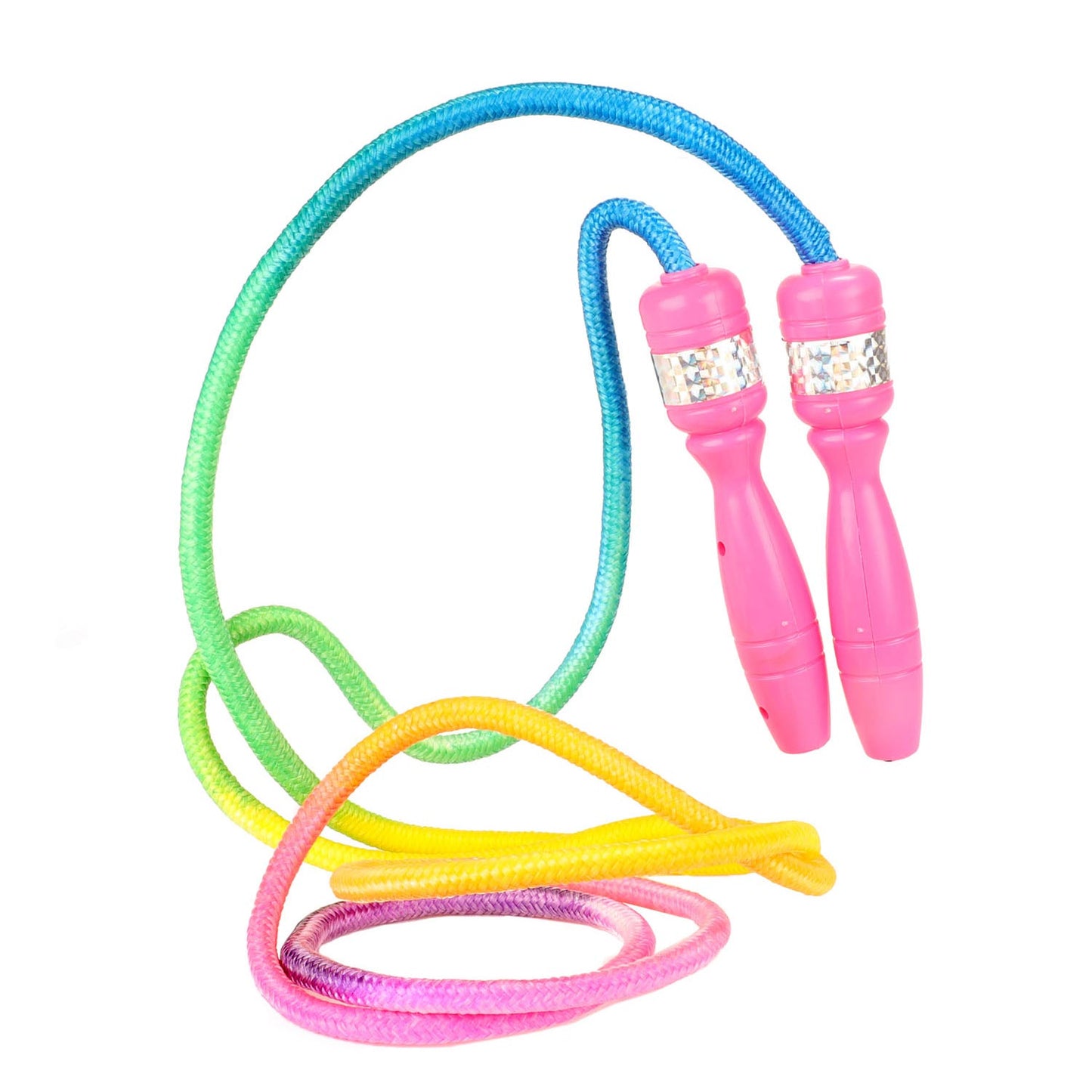 Toi-toys springtouw met regenboogkleuren