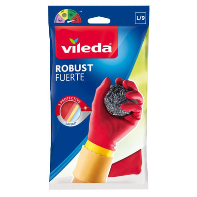 Vileda gloves robust large 1 pair