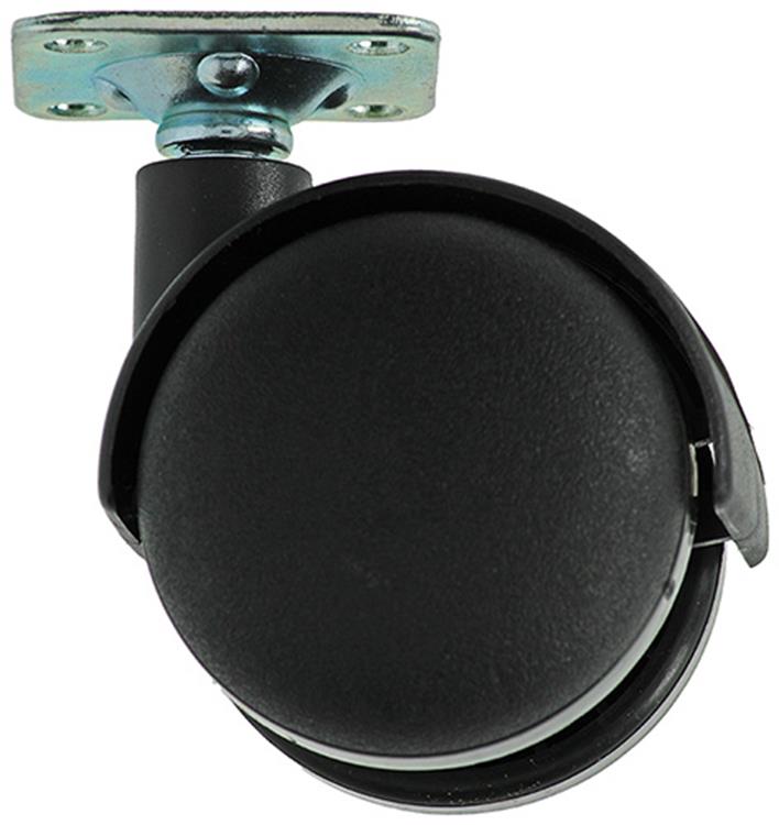 Mack by tente 1013570 - doppio rullo nero con piastra 50mm | 10 pezzi