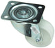 Mack by tente 1015035 - piastra cuscinetto scorrevole ruota girevole in nylon 80mm | 4 pezzi