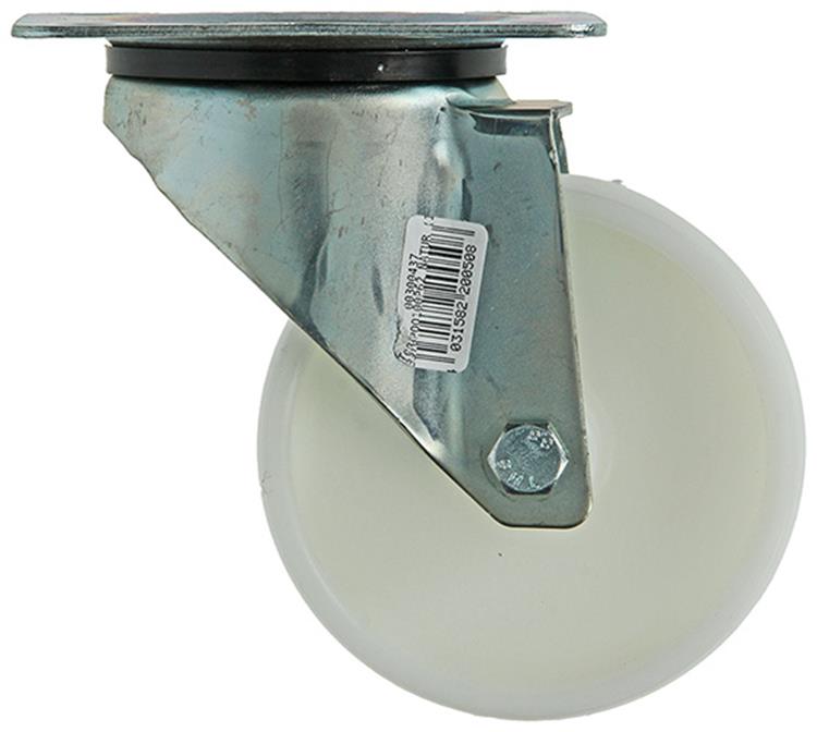 Mack by tente 1015037 - piastra cuscinetto scorrevole ruota girevole in nylon 100mm | 4 pezzi