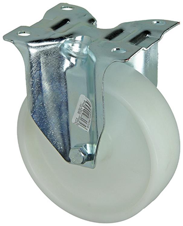 Mack by tente 1015040 - ruota fissa in nylon con cuscinetto scorrevole 125mm | 4 pezzi