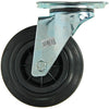Mack by tente 1049128 - Placa de montaje de rueda giratoria de goma con borde de nailon 160 mm | 4 piezas