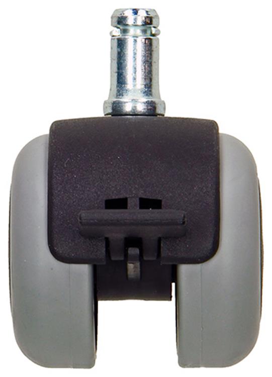 Mack by tente 1058957 - ruota girevole con forcella freno monoruota pp, con perno 50 mm | 5 pezzi