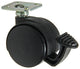 Mack by tente 1058963 - ruota girevole con forcella freno monoruota pp, con piastra 40 mm | 5 pezzi