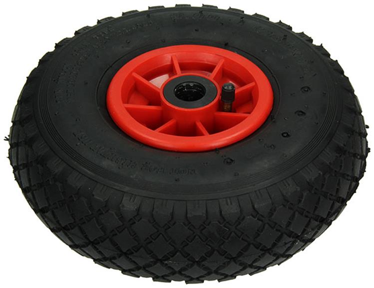 Mack by Tente 1014222 - Neumático con rodamiento de rodillos de llanta artificial SPQR260 260 mm | 3 piezas