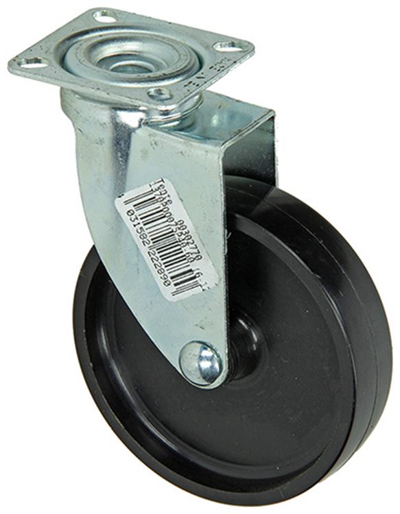 Mack by tente 1013182 - roller polyam.2 cuscinetti a sfere con piastra 75mm | 6 pezzi
