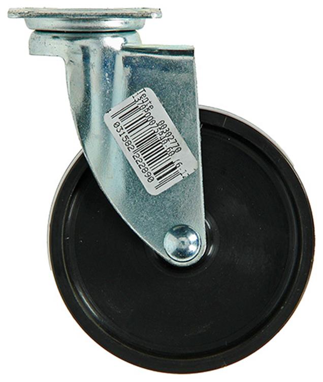 Mack by tente 1013182 - roller polyam.2 cuscinetti a sfere con piastra 75mm | 6 pezzi