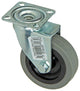 Mack by tente 1013184 - rullo in gomma 2 cuscinetti a sfera con piastra 60mm | 12 pezzi