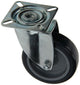 Mack by tente 1015244 - rullo in gomma 2 cuscinetti a sfera con piastra 75mm | 18 pezzi