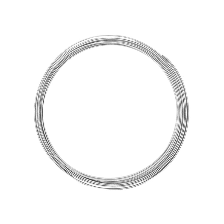 Vaessen creative • filo di alluminio goffrato piatto 5mmx1mmx5m argento