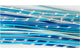 Vaessen creative • sieraden kit alu-stems 40cmx2mm blauw 27st.