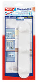 Tesa 1002613 - Porta prese multiple bianco | 6 pezzi