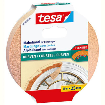 Tesa 1052456 - nastro per mascheratura flessibile 25mx25mm | 6 pezzi