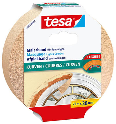 Tesa 1052457 - nastro per mascheratura flessibile 25mx38mm | 1 pz