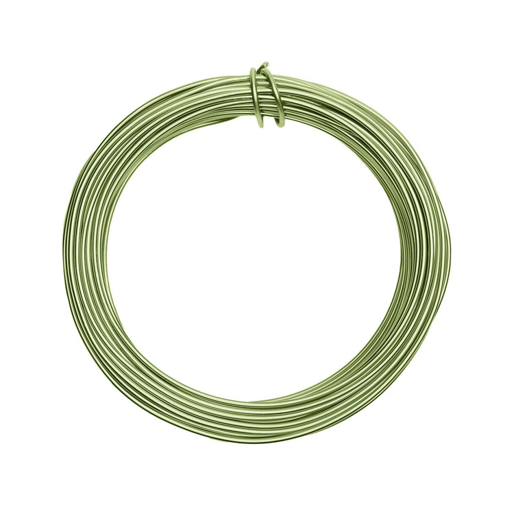 Vaessen creative • alambre de aluminio 500g 37mx2.5mm verde manzana