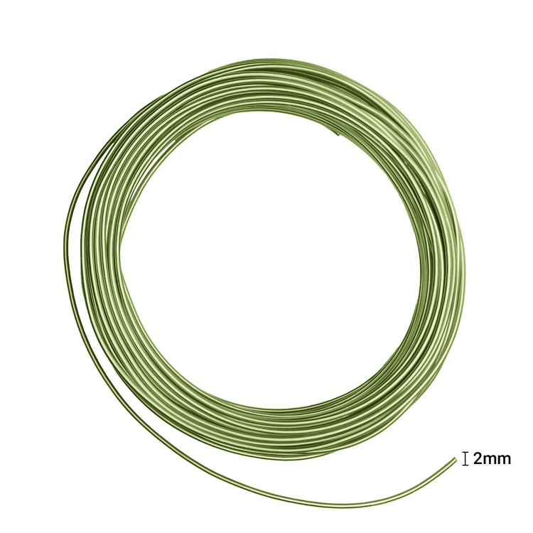 Vaessen creative • alambre de aluminio 500g 37mx2.5mm verde manzana
