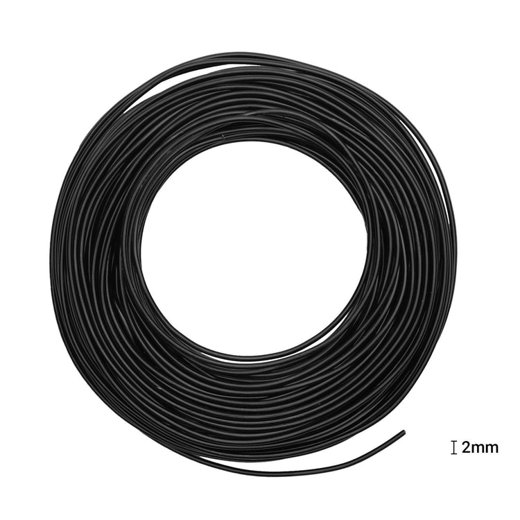 Vaessen creative • filo di alluminio 500 g 37 mx2,5 mm nero