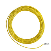 Vaessen creative • aluminiumdraad 500g 37mx2,5mm sunny yellow - afbeelding 2