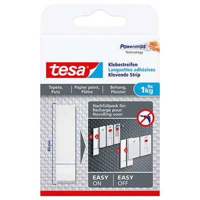 Tesa 1051198 - powerstrips® superficies sensibles 1kg | 5 piezas