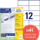 Etichette universali avery zweckform 3424 105x48mm