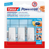 Tesa 1059019 - Prese multiple piccole rettangolari bianche | 6 pezzi