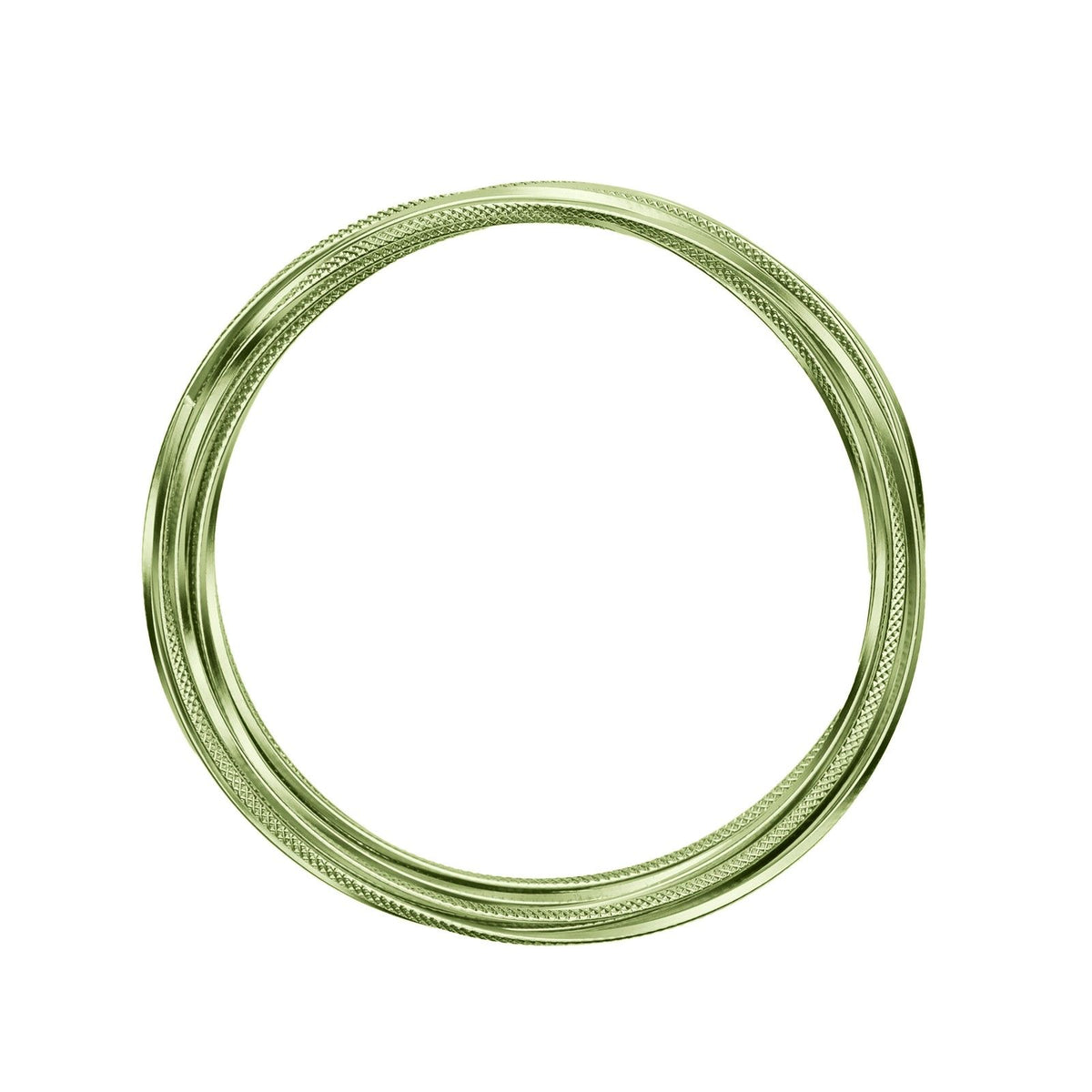 Vaessen creative • aluminiumdraad triangle embossed 2.8mmx5m apple green