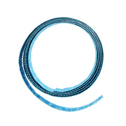 Vaessen creative • aluminiumdraad triangle embossed 2.8mmx5m turquoise - afbeelding 2