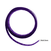 Vaessen creative • aluminiumdraad triangle embossed 2.8mmx5m lilac - afbeelding 2