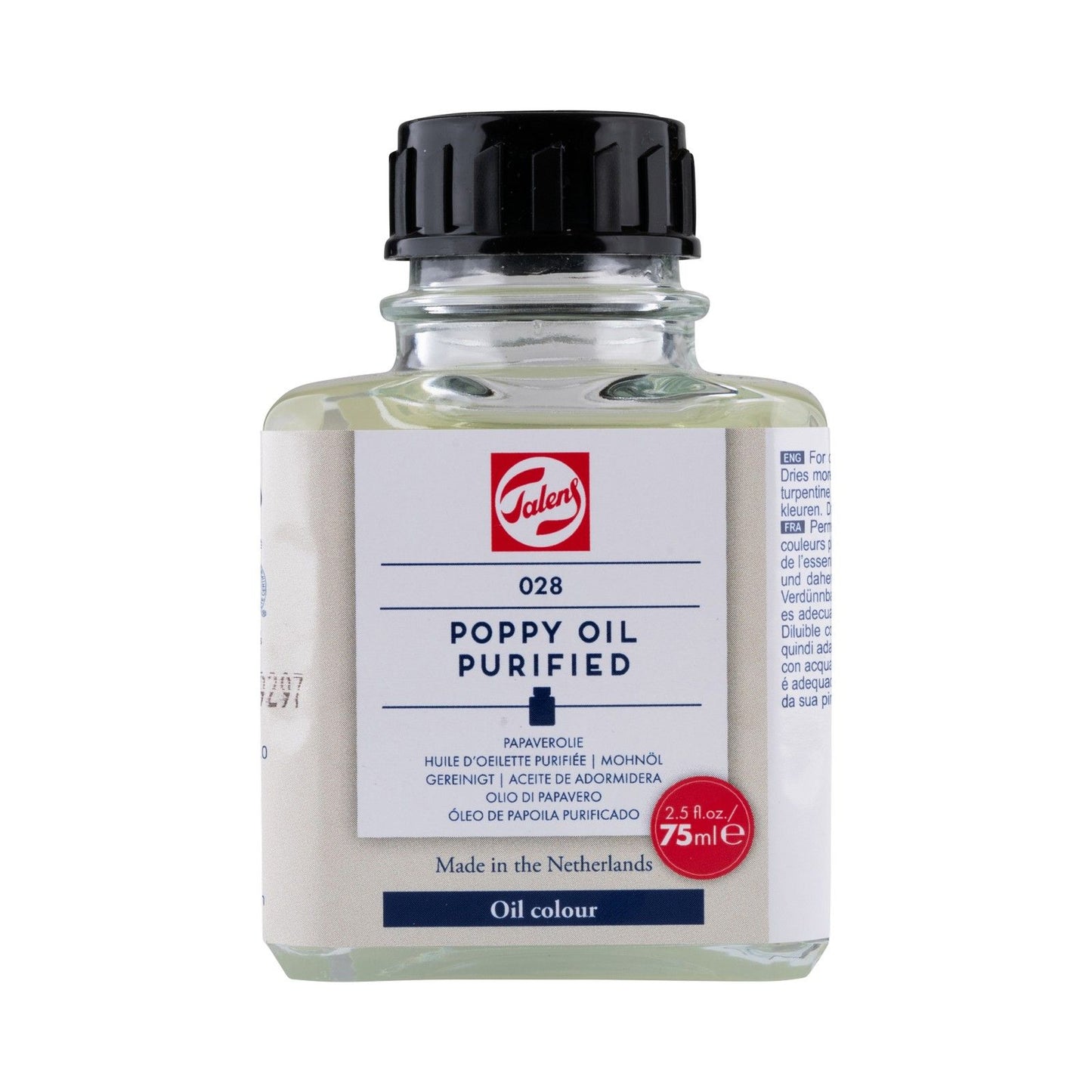 Talens • aceite de amapola 028 botella 75ml