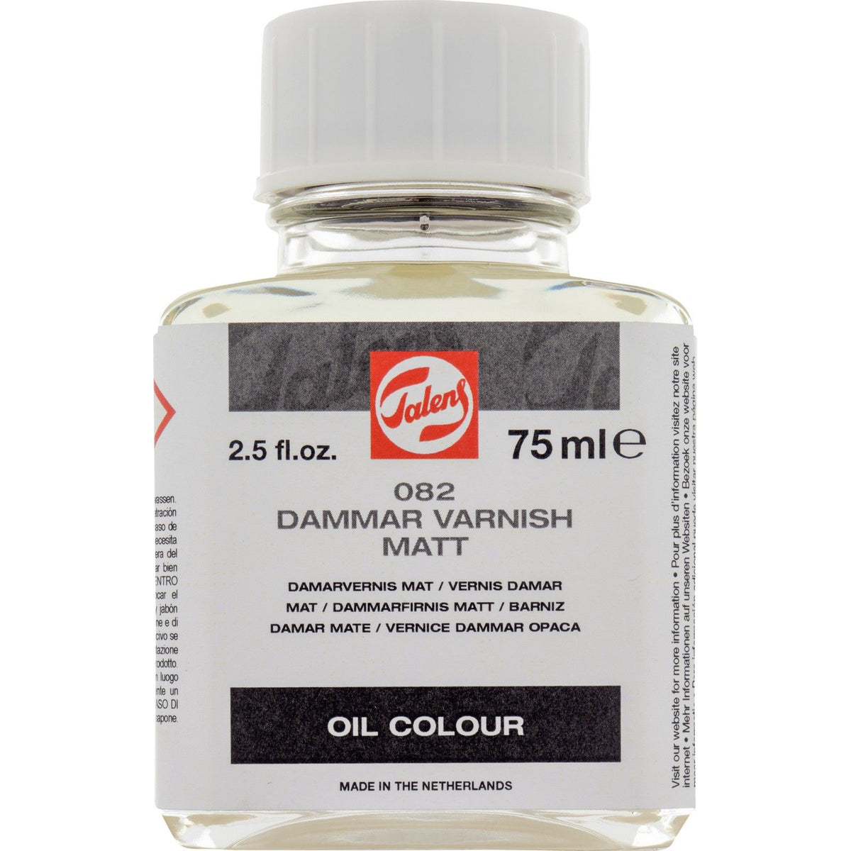 Talens • damarvernis mat 082 fles 75ml